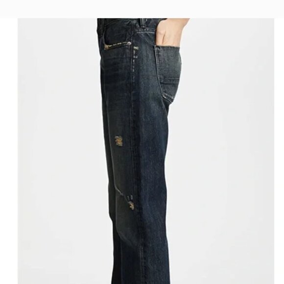 VINCE BOYFRIEND SLOUCH DARK JEANS - Picture 10 of 10